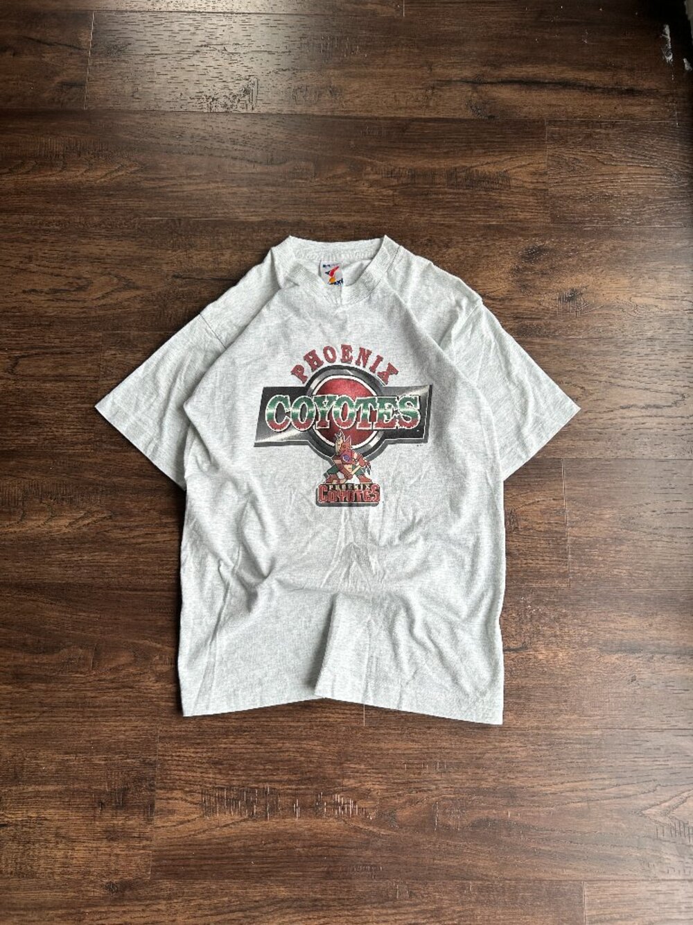 90's Arizona Coyotes NHL Grey Vintage Tee